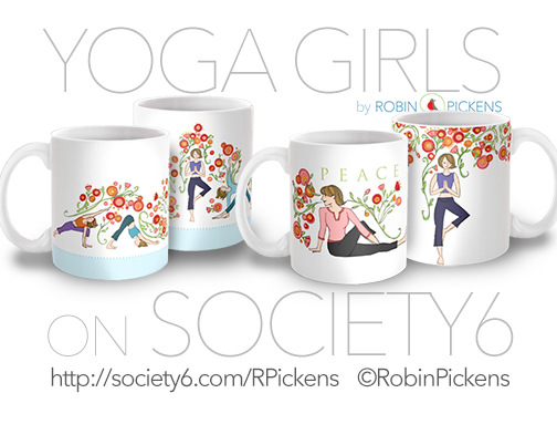 Yoga Girls by Robin Pickens POD