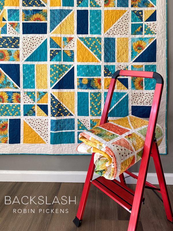 Backslash quilt from Robin Pickens