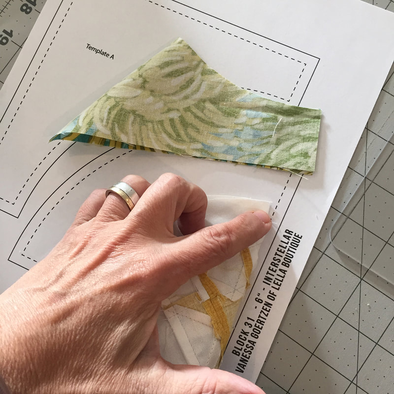 Circle Savvy Ruler used for curved piecing