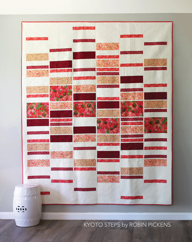Kyoto Steps quilt by Robin Pickens full