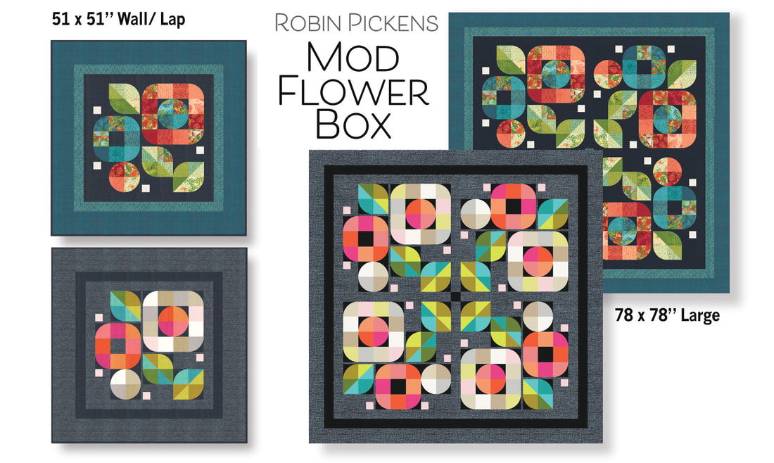 Mod Flower Box from Robin Pickens 2 sizes wall and large