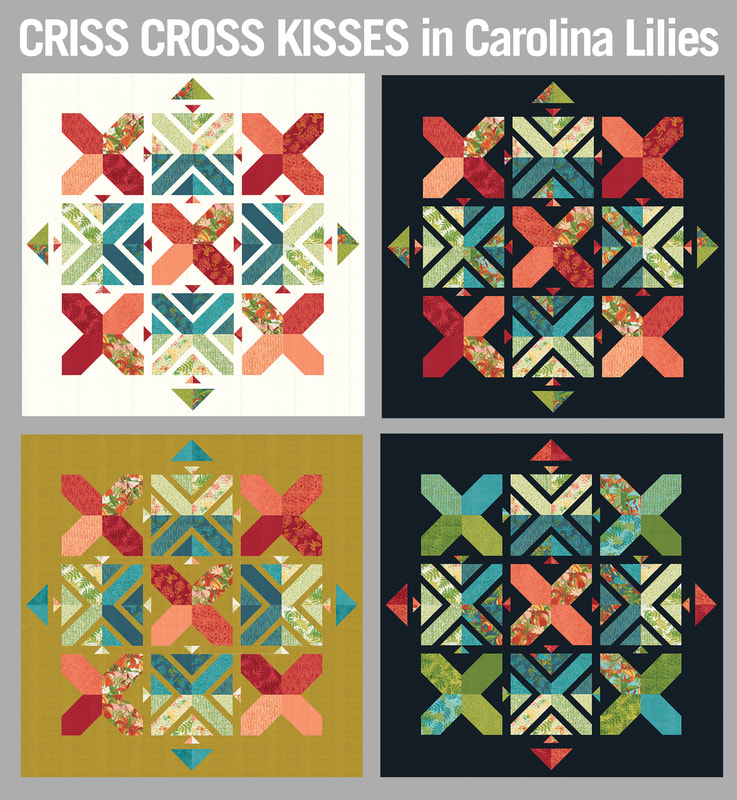 Criss Cross Kisses in Carolina Lilies at robinpickens.com