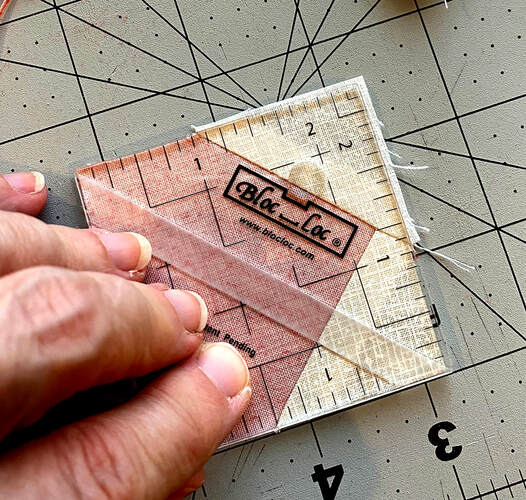 Bloc Loc rulers for little half square triangles HST