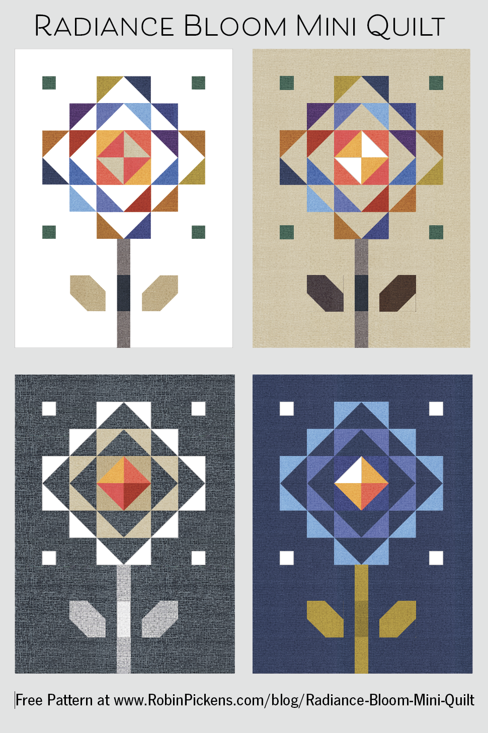 Lott Mini Quilt Pattern Bundle Print