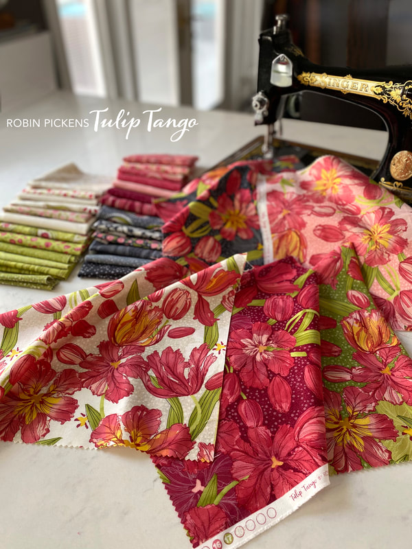 Tulip fabric for Spring - Robin Pickens