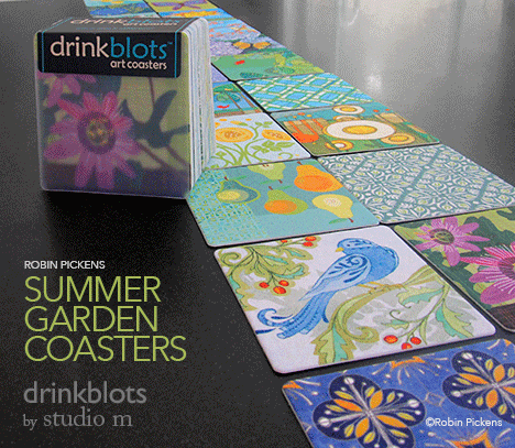 Robin Pickens DrinkBlots Coasters