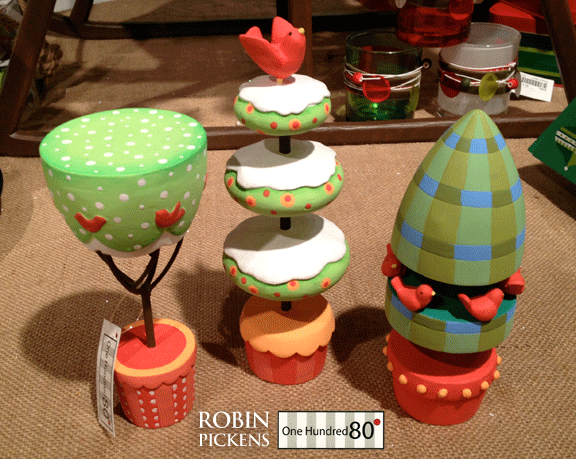 Robin Pickens Christmas Ornaments 180degrees topiaries