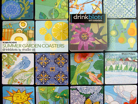 Robin Pickens DrinkBlots Coasters