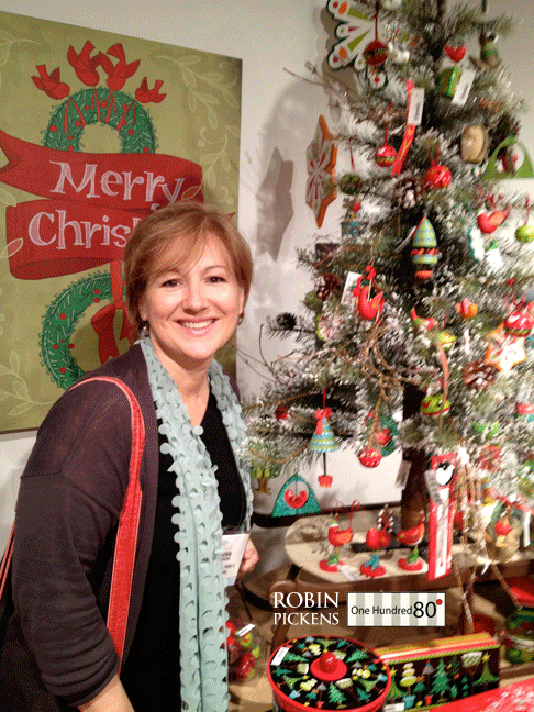 Robin Pickens Christmas Ornaments 180degrees