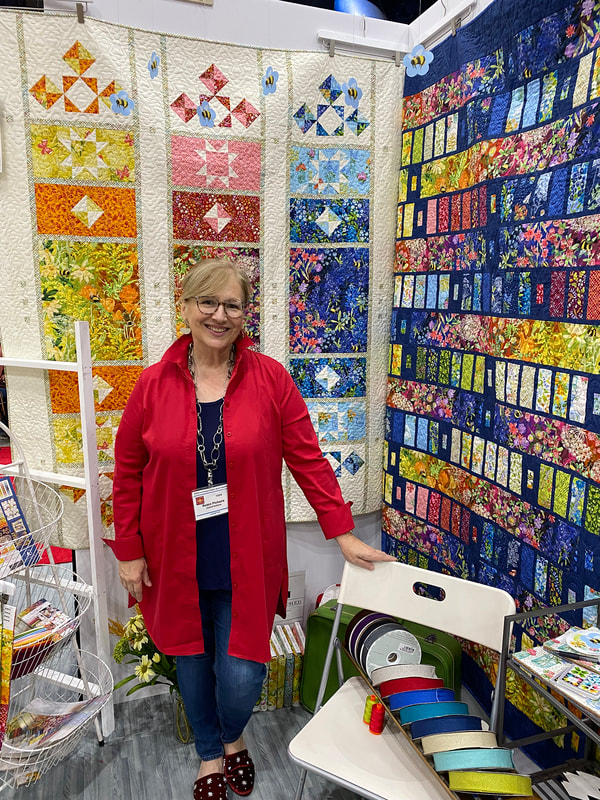 Quilt Market 2022 Booth with Robin Pickens
