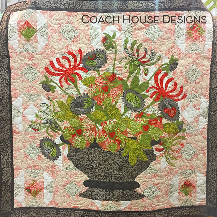 Coach House Designs applique quilt Love You Mum!