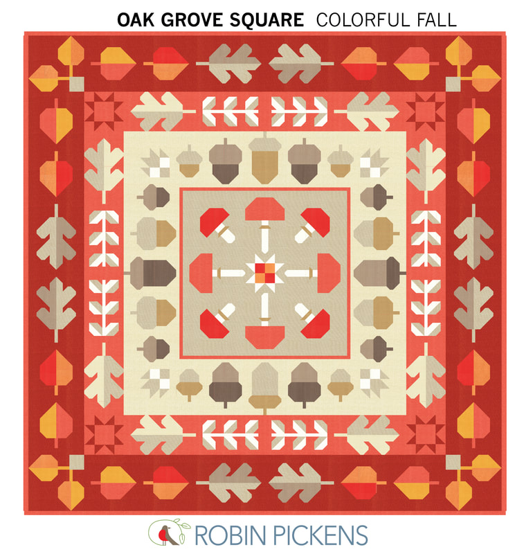 Oak Grove Square in Colorful Fall 