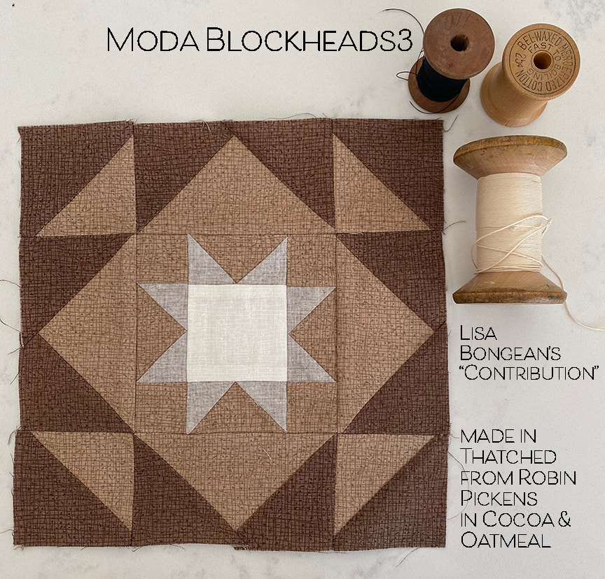 Contribution block in Thatched for Moda Blockheads