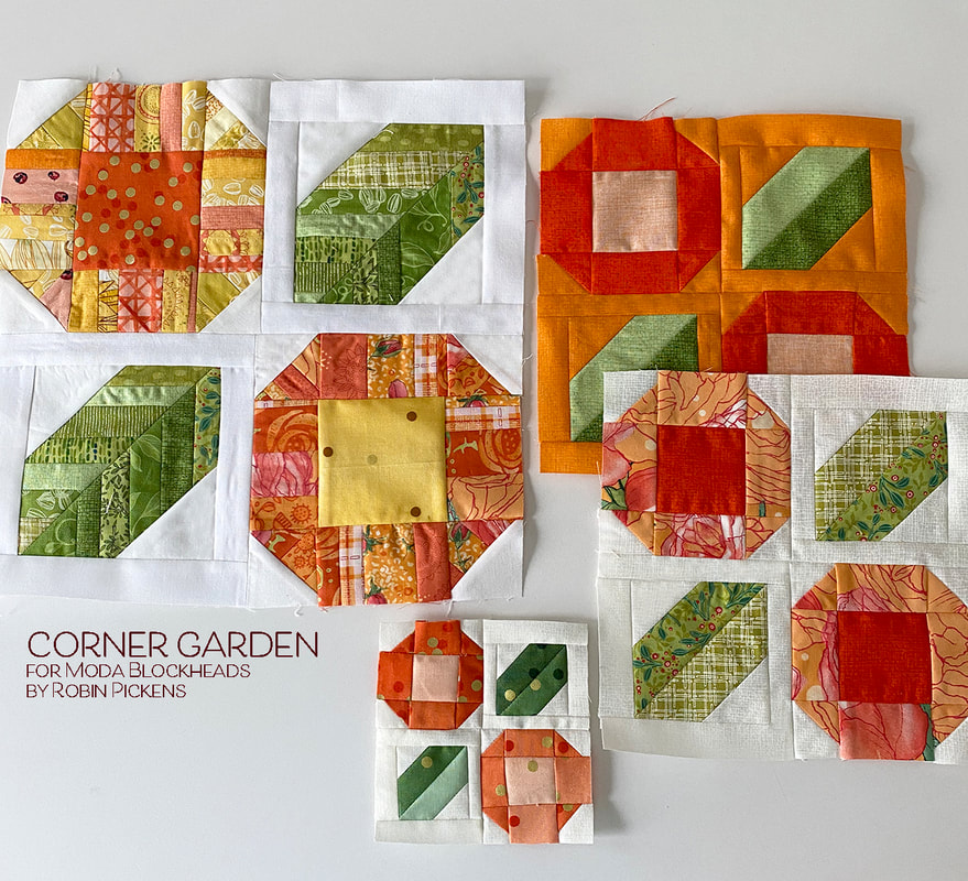 Corner Garden Quilt Blocks- Robin Pickens
