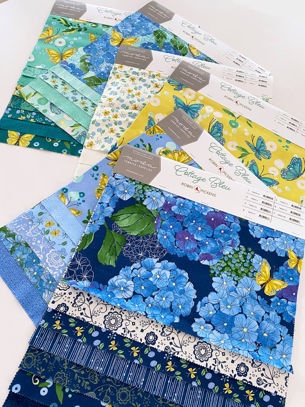 Cottage Bleu by Robin Pickens for Moda Fabrics