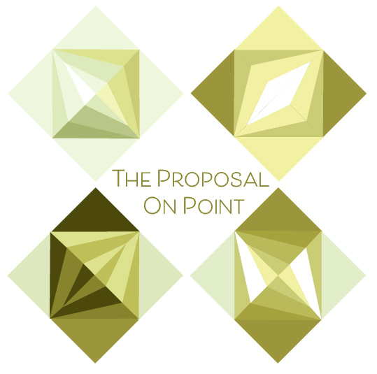 The Proposal quilt block by Jen Kingwell with color studies