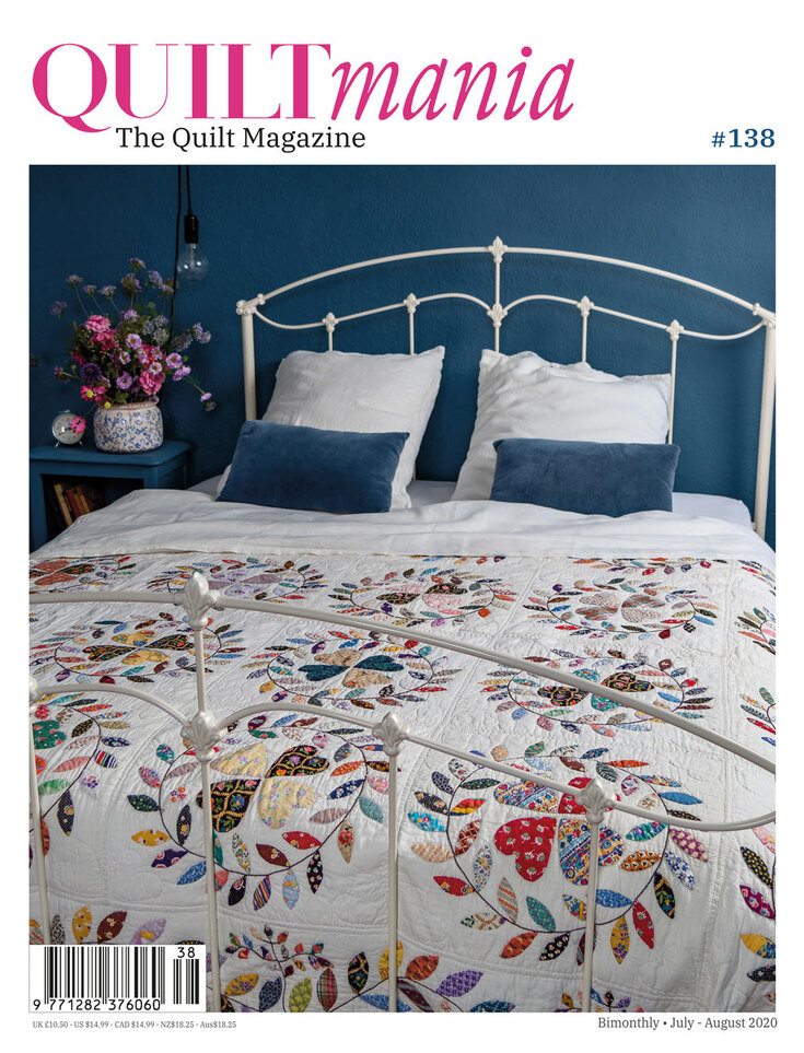 Quiltmania quilt magazine Issue 138