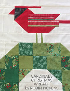 Cardinal's Christmas Wreath Quilt Pattern