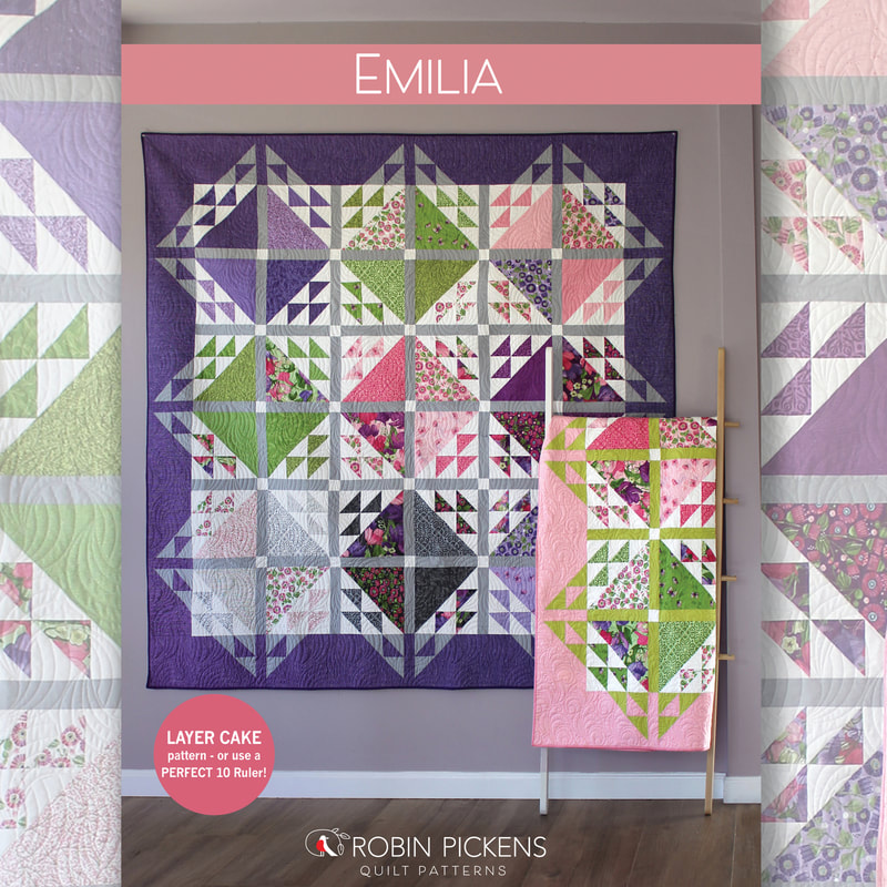 Emilia quilt pattern by Robin Pickens