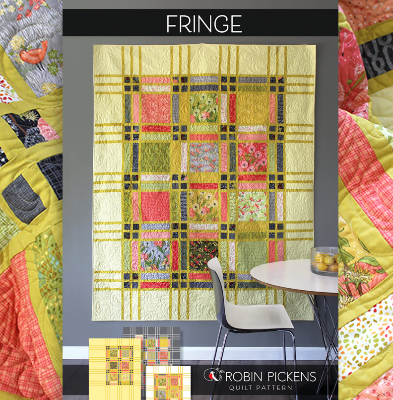 FRINGE quilt pattern by Robin Pickens cover