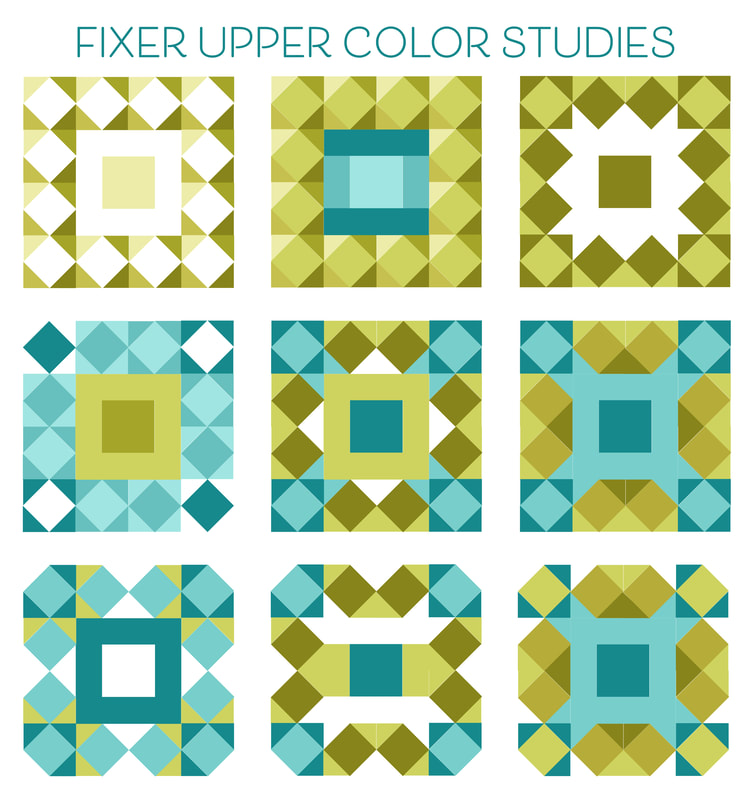 Fixer Upper color studies from Robin Pickens