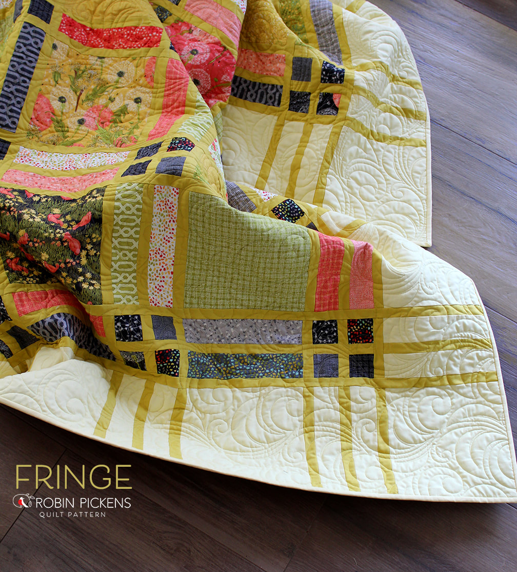 FRINGE quilt pattern by Robin Pickens using Dandi Annie fabrics
