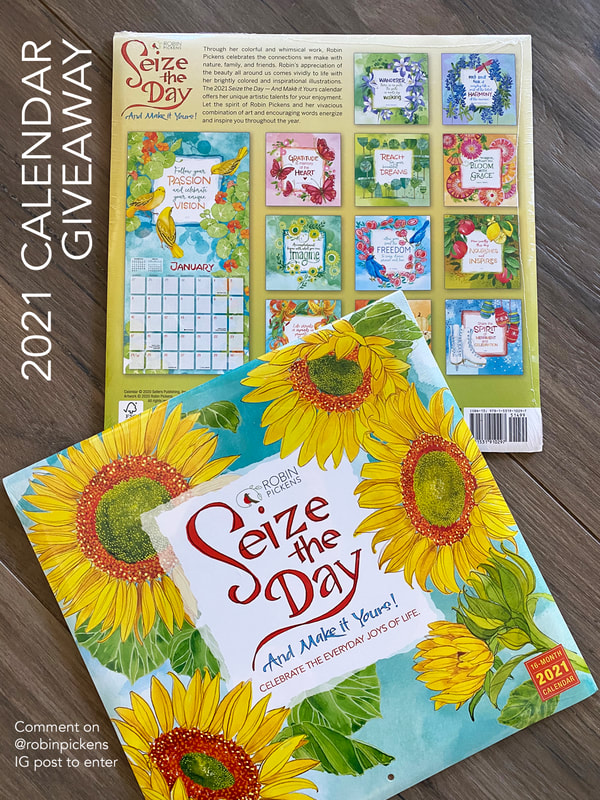 Seize the Day 2021 calendar Robin Pickens Sellers Publishing