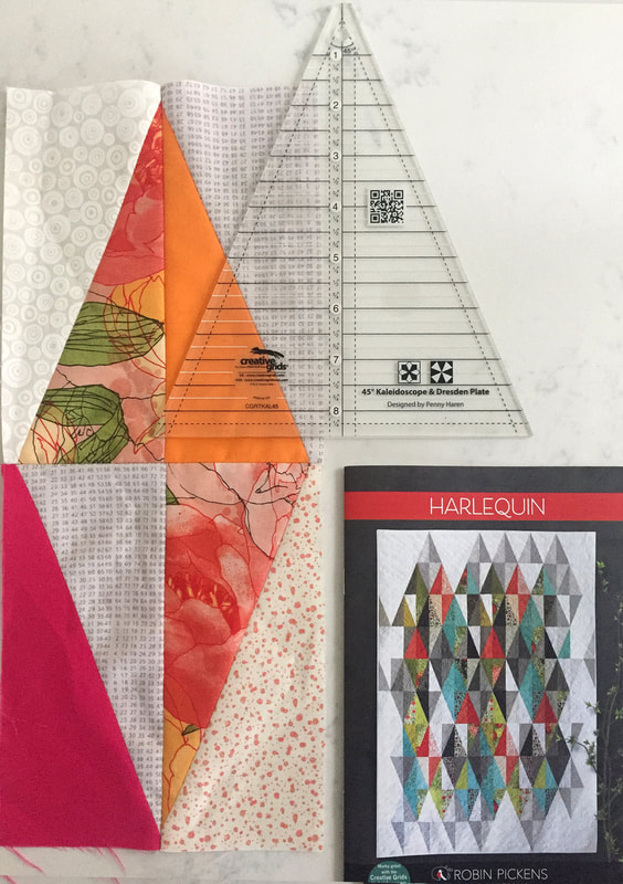 Creative Grids Kaleidoscope Ruler Harlequin quilt