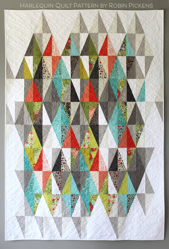 Harlequin Quilt pattern by Robin Pickens