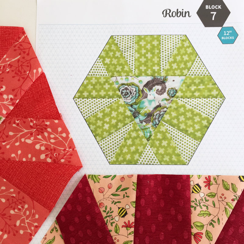 New Hexagon 2 Robin block - Katja Marek
