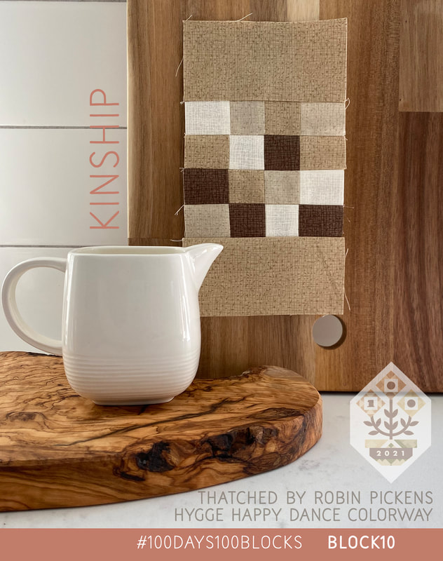Kinship Fusion Sampler in Thatched Robin Pickens block 10