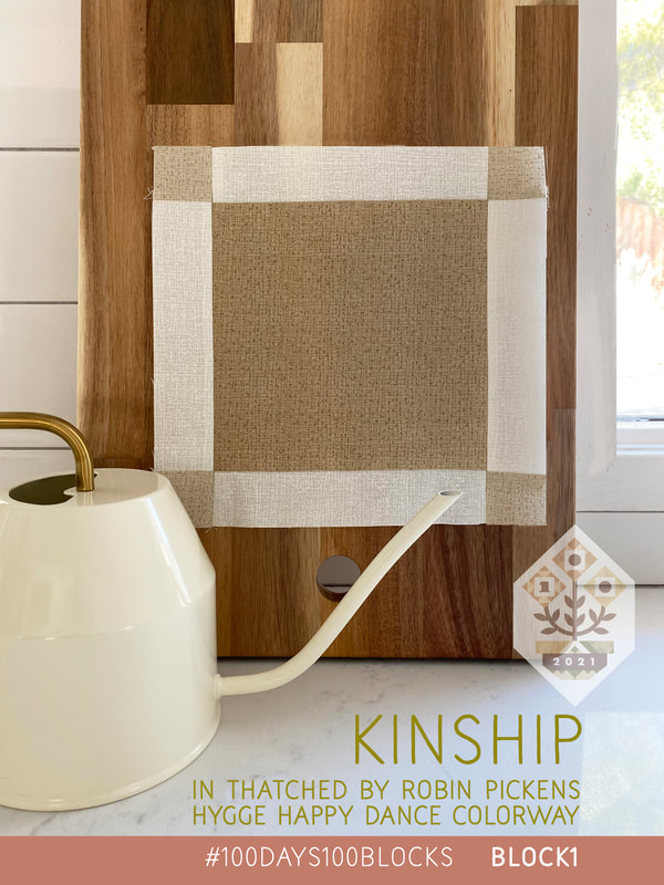 Kinship Fusion Sampler in Thatched Robin Pickens block 1