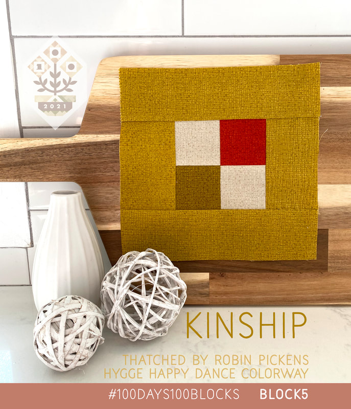Kinship Fusion Sampler in Thatched Robin Pickens block 5