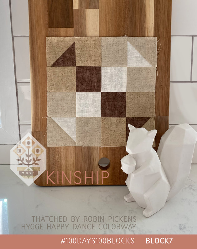Kinship Fusion Sampler in Thatched Robin Pickens block 7