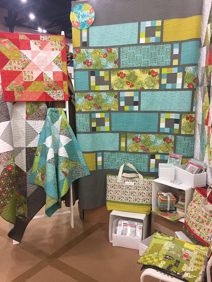 Dear Mum fabric and quilts by Robin Pickens for Moda at Quilt Market 2017