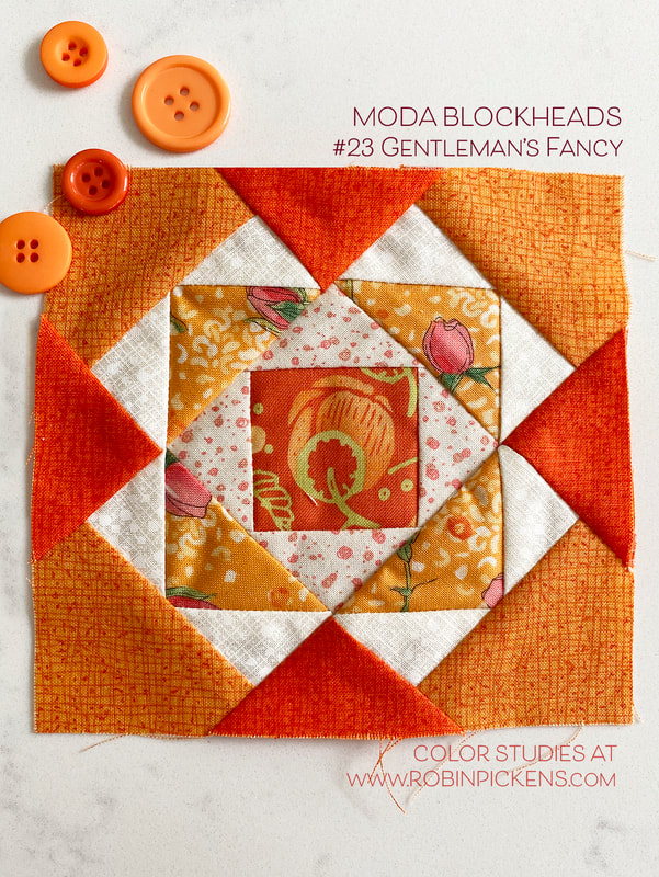 Gentleman's Fancy for Moda Blockheads with Robin Pickens fabric