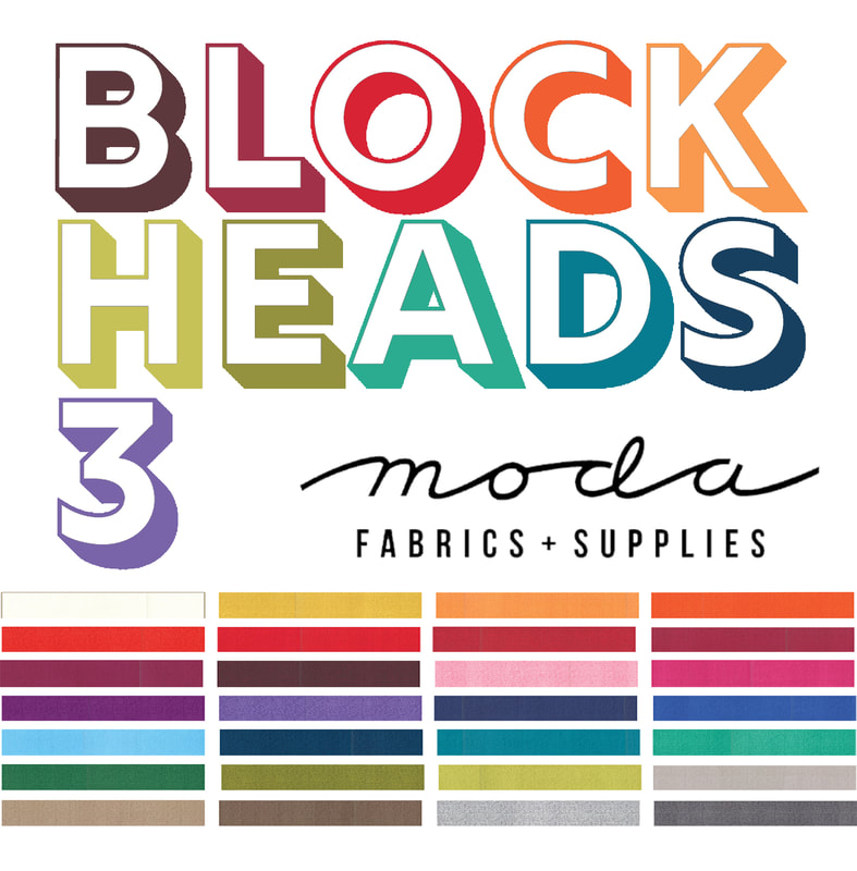Moda Blockheads 3 Thatched basics colors