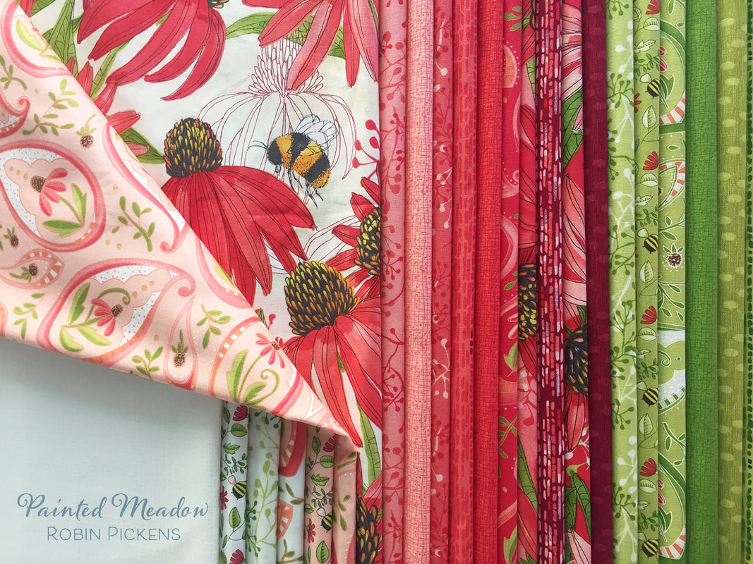 Painted Meadow fabric by Robin Pickens for Moda Fabrics