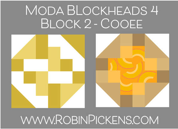 Moda Blockhead s Cooee with Robin Pickens color studies