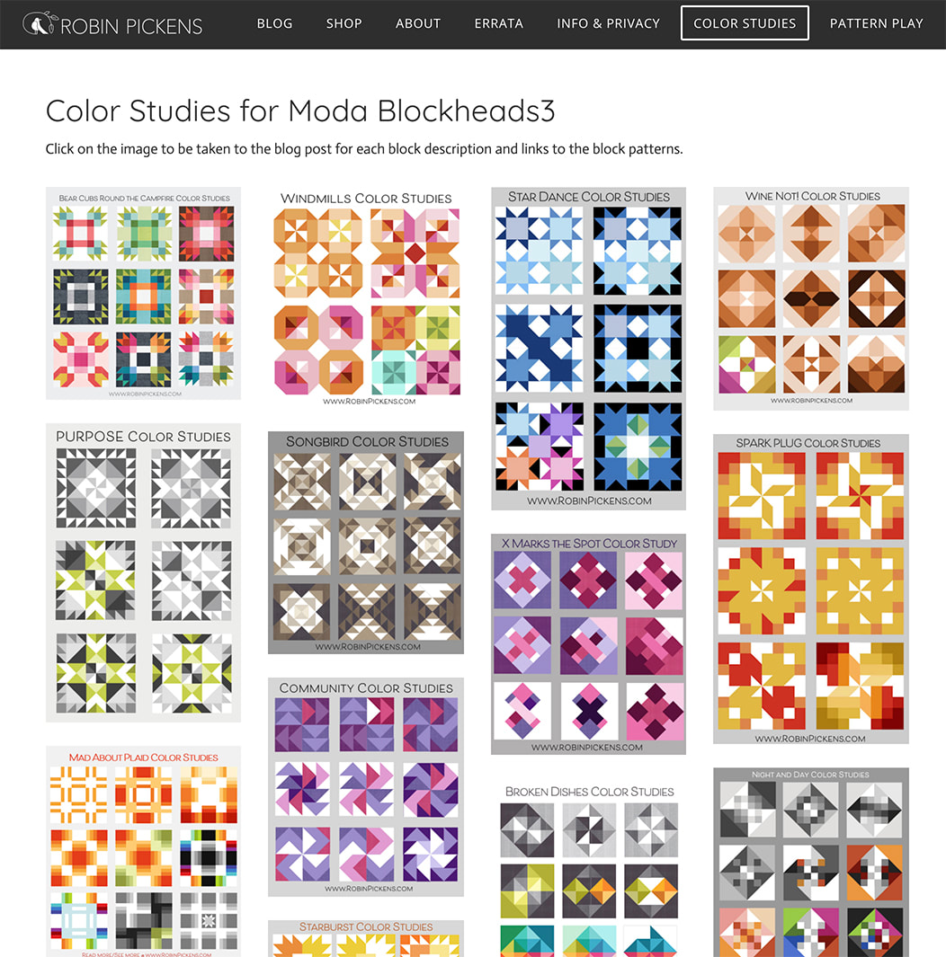 Robin Pickens Color Studies Moda Blockheads4