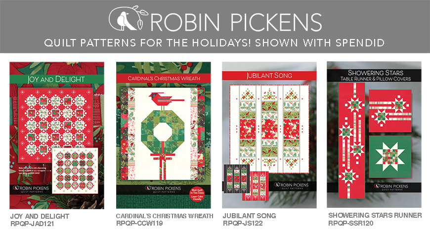 Quilt patterns for Christmas by Robin Pickens