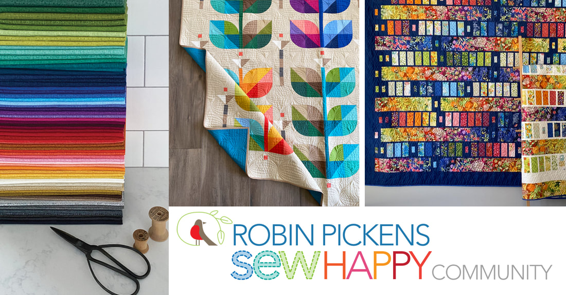Robin Pickens Sew Happy Community facebook page