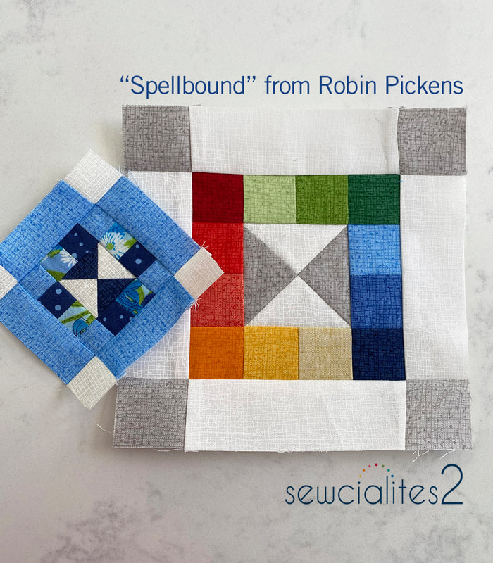 Sewcialites 2 Spellbound Robin Pickens quilt blocks