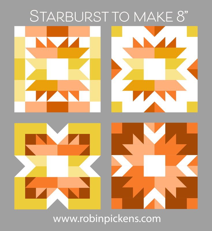 Starburst block made into 8