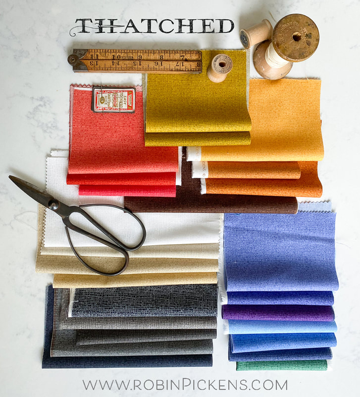 New Thatched Colors for 2021 Moda Fabrics and Robin Pickens